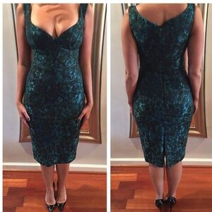 Black Halo Erik Lace Sheath Dress